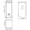 Mediclinics podajnik papieru toaletowego PR2784C - obrazek 2