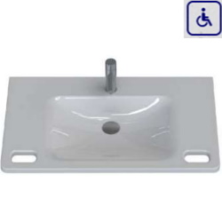 Umywalka z uchwytami dla osób niepełnosprawnych CARE880