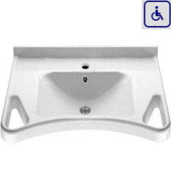 Umywalka z uchwytami dla osób niepełnosprawnych LAGO850