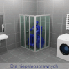 Kabina prysznicowa dla seniorów oraz osób niepełnosprawnych KW90x120 - obrazek 6