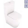 WC kompakt dla seniorów oraz osób niepełnosprawnych z odpływem pionowym 00281V