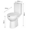 WC kompakt dla seniorów oraz osób niepełnosprawnych z odpływem poziomym 0221 - obrazek 2