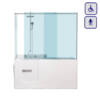Wanna z drzwiami i zabudową kabinową dla seniorów oraz osób niepełnosprawnych 1500x700 COMFORT PLUS15