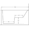 Wanna z drzwiami umiejscowionymi prawostronnie lub lewostronnie 1500x700 COMFORT15 - obrazek 3