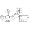 Bateria czasowa natryskowa natynkowa z mieszaczem oraz systemem ANTY-LEGIONELLA DC54LG - obrazek 2