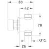 Bateria czasowa natryskowa podtynkowa z technologią SOFT DC62S - obrazek 2