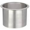 Mediclinics kosz sanitarny wbudowany stal nierdzewna PPE0003C
