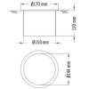 Mediclinics kosz sanitarny wbudowany stal nierdzewna PPE0003C - obrazek 2