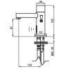 Bateria umywalkowa bezdotykowa elektroniczna z mieszaczem AKC7030MIX - obrazek 2