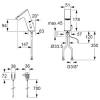 Bateria umywalkowa bezdotykowa elektroniczna z mieszaczem GM10MIX - obrazek 2