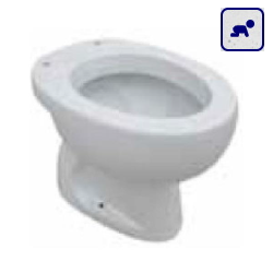 Miska stojąca WC dla dzieci z odpływem pionowym NEUTRO AKCE400