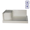 Brodzik z siedziskiem dla niepełnosprawnych BOX140/150/160/170 - obrazek 2
