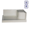 Brodzik z siedziskiem dla niepełnosprawnych BOX140/150/160/170