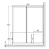 Brodzik z siedziskiem dla niepełnosprawnych BOX140/150/160/170 - obrazek 3