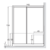 Brodzik z siedziskiem dla niepełnosprawnych BOX140/150/160/170 - obrazek 5