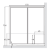 Brodzik z siedziskiem dla niepełnosprawnych BOX140/150/160/170 - obrazek 9
