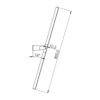 Lustro uchylne w ramie ze stali nierdzewnej czarne 800x600 AKC800600C - obrazek 3