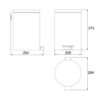 Mediclinics kosz sanitarny połysk 5L PP1305C - obrazek 3